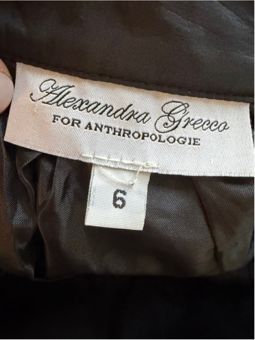 Alexandra Grecco Anthropologie Sz 6 Black Tulle Beaded Embroidered Skirt Tulle - Picture 5 of 9